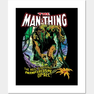 VINTAGE HORROR MAN-THING 1974 Posters and Art